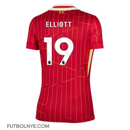 Camiseta Liverpool Harvey Elliott #19 Primera Equipación para mujer 2024-25 manga corta